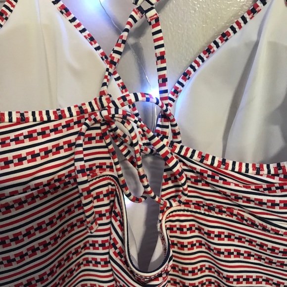 Athleta Radiant Jacquard Triangle Tankini Top - Picture 12 of 16